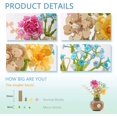 thumbnail image 4 of Remocguys Flower Bouquet Building Set with Vase Mini Not Compatible with Lego Botanical Home Decor for Adults 542 Pcs, 4 of 6