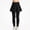 Black, variant on Girls Leggings with Skirt Stretch High Waist Comfortable Athletic Workout Activewear Pull On Casual Everyday Pink Size 7