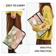 thumbnail image 4 of Accordion File Organizer with Zip Closure 13 Pockets Expanding File Folder Letter A4 Paper Document Organizer for Home Office Gradient Elegant Floral, 4 of 7