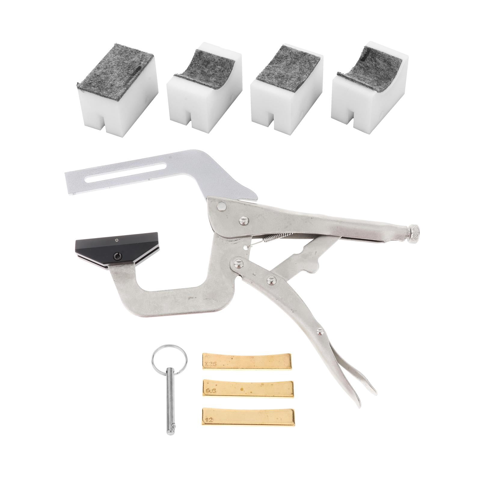 LeeQinersw Fingerboard Fret Press Insert Tool 7.25/9.5/12 Fret Inserts for Electric Guitar