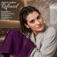 thumbnail image 6 of RIVERSIDE 6 Piece Towel Set Soft Quick Drying Cotton Bath Towel for Gym, Spa and Bathroom - Purple, 6 of 7
