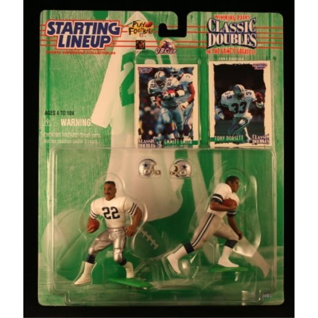 1997 Starting Lineup Classic Doubles Emmitt Smith & Tony Dorsett New in Package 1997 Starting Lineup Classic Doubles Emmitt Smith & Tony Dorsett New in Package