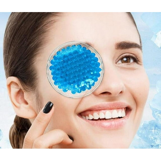 RYRDWP Liquidation Perles de Gel Rondes Unisexes Couleur Unie Packs de Glace Chauds et Froids pour Soin des Yeux Visage Packs de Glace Réutilisables