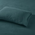 thumbnail image 2 of True North by Sleep Philosophy Polyester Solid Sheet Set with Teal TN20-0458, 2 of 5