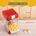 thumbnail image 5 of KFFKFF Commercial Popcorn Machine, 300W 2.5 Oz Kettle Countertop Popcorn Maker, 4 QT Each Cycle, with PP Entrance, Comes with 2 Ladles and Tray, 5 of 8