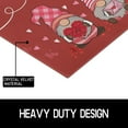 thumbnail image 3 of Valentine''s Day Doormat Red Truck Welcome Door Mats Rose Flower Decorative Mat Indoor Outdoor Non Slip Floor Mats 30x17 Inch, 3 of 6