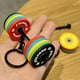thumbnail image 4 of Llavero con mancuernas y barra | Accesorio de fitness desmontable con discos de silicona | Llavero con pesas de gimnasio realistas para bolsos y llaves, 4 of 8