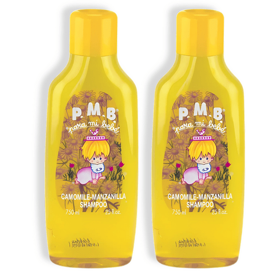 Para Mi Bebe Chamomile Shampoo, Gentle Daily Baby Shampoo 25 fl oz (2-Pack)
