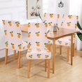 thumbnail image 2 of Yayeee 2 Pack Dining Chair Covers Stretch Parson Chairs Slipcovers Seat Protector, Cartoon Citrus, 2 of 6