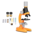 thumbnail image 1 of Kids Microscope Kit LED 1200X Microscope Specimen Slides Science Educational Toy Birthday for Children, 1 of 7