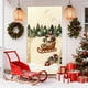 thumbnail image 4 of Cortina navideña para puerta | Cortina festiva con bordado 3D | Decoración de pared para el hogar | Decoración para la puerta principal y el interior | Decoración para fiestas y festivales, 4 of 6