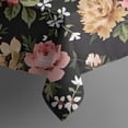 thumbnail image 5 of Pioneer Flower Floral Print Pattern Square Tablecloth,Waterproof Square Table Cover,Wipeable Spillproof Washable Table Cover for Home Kitchen Party Decor 52"x52"(132x132cm), 5 of 6