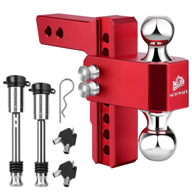 Enganche para remolque METOWARE ajustable, caída de 6 pulgadas, 14,000 lb