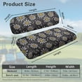 thumbnail image 3 of POLERO Daisy Floral Print Golf Cart Seat Covers for Women Men, Ezgo Bohemian Front Seat Covers Golf Cart Accessories Ordinary Seats Cushion Anti-Scratch Easy to Install, 3 of 8