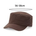 thumbnail image 6 of Unisex Hat Flat Top Long Brim Decorative Sunscreen Baseball Plain Cap Headwear, 6 of 7