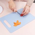 thumbnail image 5 of CASAFUN Durable Plastic Cutting Boards for Kitchen, Large Cutting Board for Meat, Dishwasher Safe Reversible Double Sided Chopping Boards with Hanging Hole for Cooking, 5 of 6