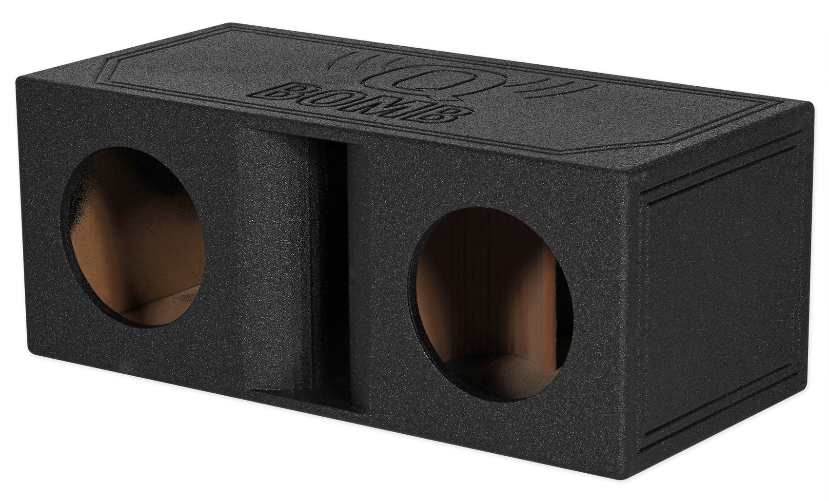 Rockville RPORT10 Dual 10" Horn Ported Subwoofer Enclosure Sub Box w