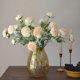 thumbnail image 2 of 5 flores artificiales de ranúnculo con tallo de seda de tacto real para arreglos florales en el hogar, 20 pulgadas, 2 of 4