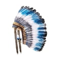 thumbnail image 4 of Tocado de plumas de inspiración india, accesorio para cabello para disfraces de actuación., 4 of 8