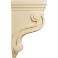 thumbnail image 3 of Ekena Millwork 3 3/8"W x 6 1/2"D x 10 1/2"H Boston Traditional Scroll Corbel, Maple, 3 of 4