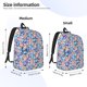 thumbnail image 2 of Balery Cartoon colorful cute cat Mochila Clásica Impresa Básica para Viaje, Mochila Escolar Resistente al Agua, Mochila de Lona con Correas Ajustables-Small, 2 of 5