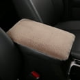 thumbnail image 2 of Furry Car Armrest Cover Car Center Console Cover Pad Car Soft Console Pad Wool Armrest Seat Cover Protector Universal Fit for Most Vehicles, 2 of 2