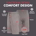 thumbnail image 6 of Wrangler Mens Sleep Short, 1 Pack, 6 of 7