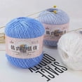 thumbnail image 6 of AJKSFHIU Lace Thread,Skein Yarn,DIY Woven Mercerized Cotton Yarn,Threads Crochet Lace Hand Knitting Yarn Embroidery Arts Crafts,Baby Fine Thread Crochet Yarn, 6 of 9