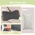 thumbnail image 3 of RoamReady Small Pillows for Sleeping, 2PCS 11"x7" Mini Cotton Travel Pillow for Neck, Wrist, Lumbar and Knee(Navy), 3 of 6
