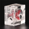 thumbnail image 4 of Yosoo 3 Impeller Flow Meter Indicator for PC Water Cooling System G1/4 Thread, 3 Way Flow Meter, Water Flow Meter, 4 of 8