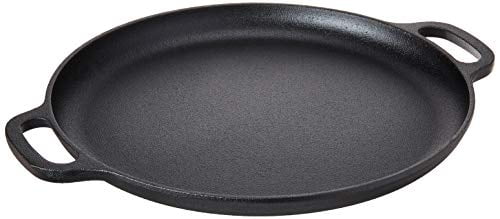 Cast Iron Pizza Pan Bakeware Baking Fry Grill Broil Cooking Kitchen Tool 14 Inch 