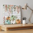 thumbnail image 4 of Ships Next Day Canvas Wall Art 10"x10",Green Orange Blue Fall Wood Framed Canvas Print Painting,Thanksgiving Pumpkin Botanical Vintage Ready to Hang Picture Wall Decor for Kitchen Nursery Office, 4 of 9