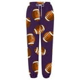 thumbnail image 3 of MKLEKYY Vêtements d'Automne pour Femmes Pantalon de Rugby Imprimé Poches Lâches Sangle Cheville Taille Haute Pantalon de Survêtement Décontracté Pantalon Randonnée Homme, 3 of 3