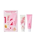 thumbnail image 1 of Set para el cuidado de los labios Lanolips, exfoliante labial y bálsamo labial con fresas, 1 of 6