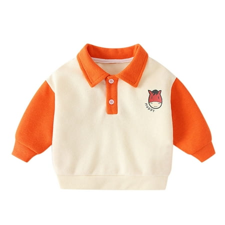 

Kids Children Toddler Baby Boys Girls Long Sleeve Cute Cartoon Patchwork Striped Letter Sweatshirt Pullover Blouse Tops Outfits Clothes