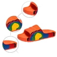 thumbnail image 6 of Mens Slippers,Men Slippers EVA Thick Sole Lightweight Comfort Summer Slippers for Outdoor Indoor Casual Wear,Slippers for Men,Orange,3.5, 6 of 9