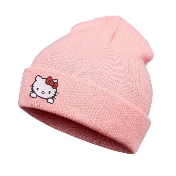 Cute Cartoon Beanie - Soft Knit Winter Hat, Women Slouchy and Warm Ski Cap for Women
