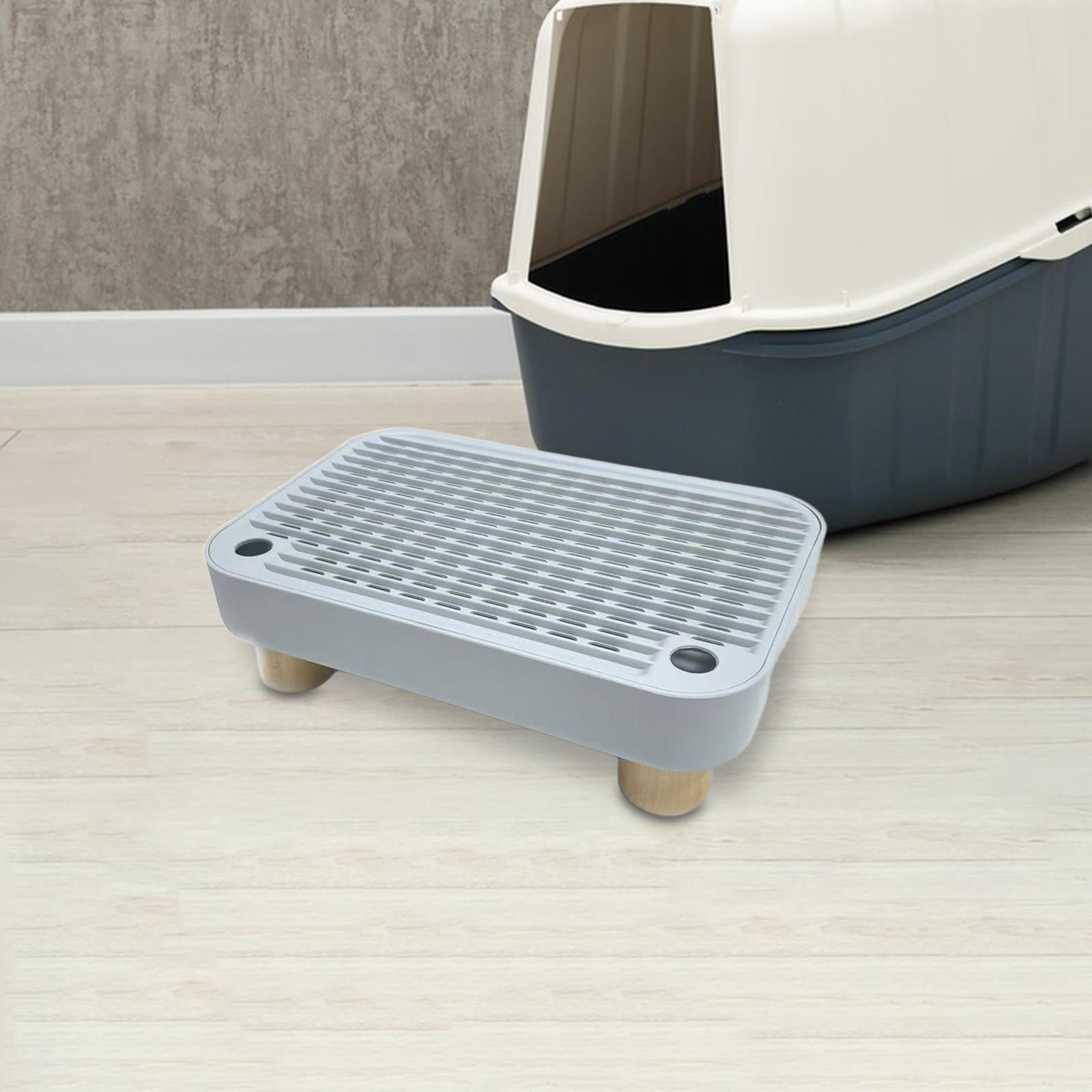 Litter Mat Pellets Catcher Pet Supply with Litter Trapping Surface for Small and Elderly Felines