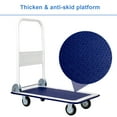 thumbnail image 5 of Costway 330lbs Platform Cart Dolly Foldable Push Hand Iron, 5 of 9
