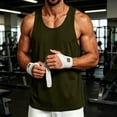 thumbnail image 2 of Mfakffe Tank Tops For Men Lightweight Workout Summer Sleeveless Muscle Gym Shirts Athletic Beach Tee Shirt, 2 of 5