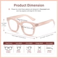 thumbnail image 4 of Gafas con bloqueo de luz azul Madison Avenue Oversized Nude, 4 of 7
