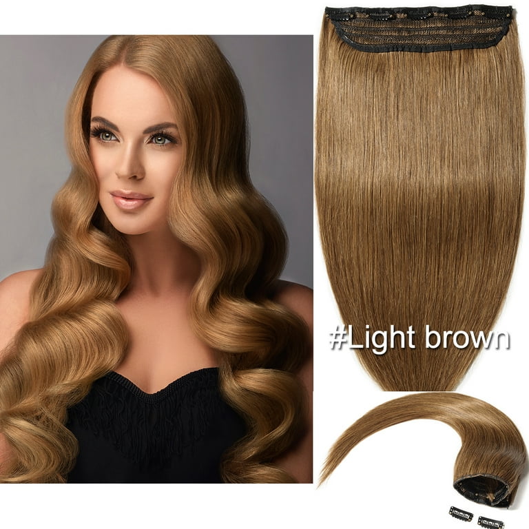 SEGO Clip in Hair Extensions Human Hair 3 4 Full Head 100 Real