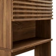 thumbnail image 4 of Modway Render Over the Toilet Bathroom Storage Cabinet in Walnut, 4 of 9
