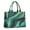 Teal And Gold-1, variant on Large Capacity Tote Bag,Teal and Gold Marble Golden Splashes Pattern Handbag Fashion Luxury Tote Bag,15.7"x13"x 5.1" Inches,Laptop Compatible