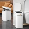 thumbnail image 5 of Joybos Small Trash Can, Motion Sensor Wastebasket, Slim Garbage Bin with One-Touch Auto Bagging & Odor Sealing, 2.2 Gallon, 5 of 12