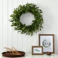 thumbnail image 3 of Nearly Natural 24in. Eucalyptus Artificial Wreath, Green, 3 of 3