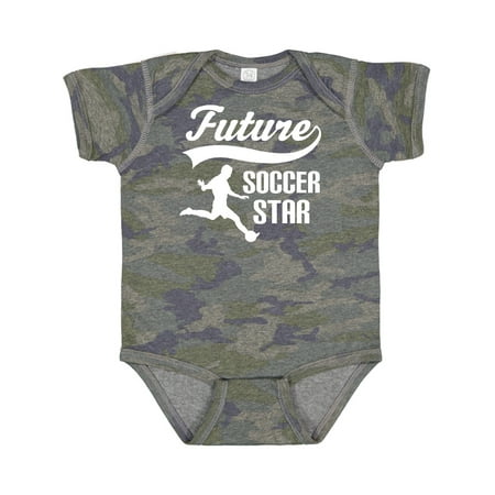 

Inktastic Future Soccer Star Childs Sports Gift Baby Boy Bodysuit