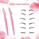 thumbnail image 5 of 12 piezas de afeitadoras moldeadoras de cejas para mujeres y hombres, color aleatorio, 5 of 5
