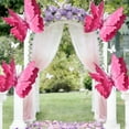 thumbnail image 4 of Qholemyo Artificial Flowers Fake Flowers Butterfly Veil Window Decor Wedding Party Outdoor Courtyard Ornaments, 4 of 5