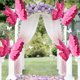 thumbnail image 4 of Decoración del hogar, decoración de habitaciones, decoración de paredes, velos de mariposas, flores, decoración de ventanas, flores, bodas, festivales, fiestas, decoración de patios al aire libre, arr, 4 of 6